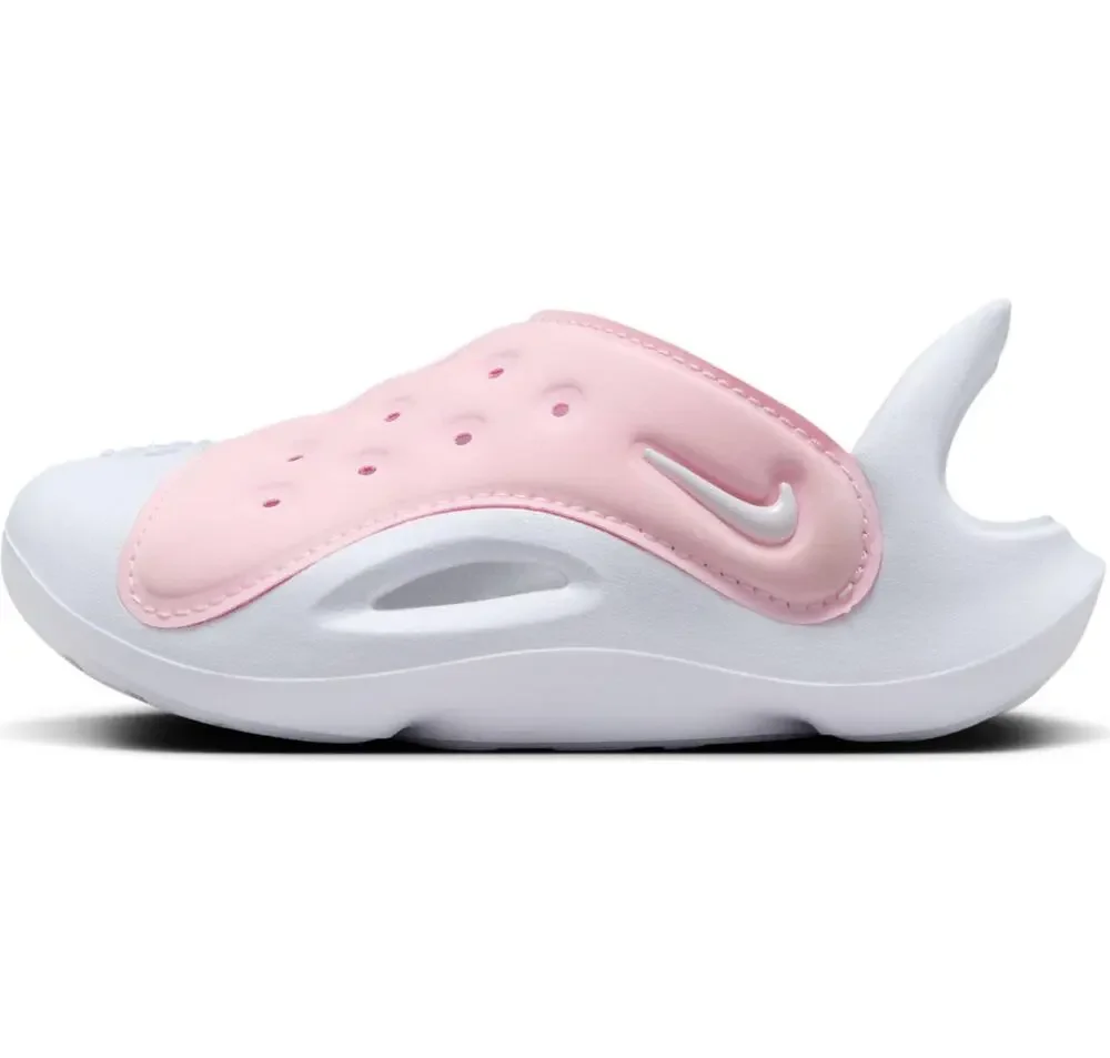 NIKE AQUA SWOOSH BABY/TODDLER SANDALS (FN0875-600, PINK FOAM/WHITE) SIZE 7